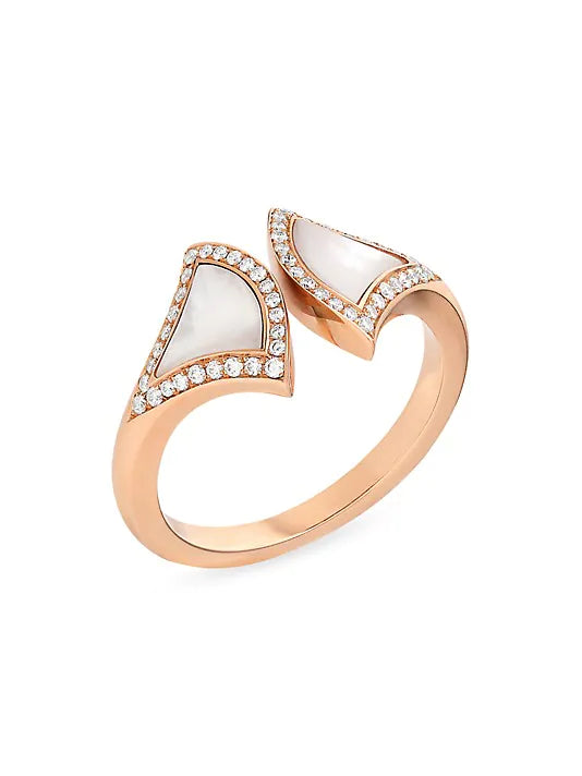 ˇMagic JewelryˇDREAM MOP DIAMOND OPEN RING