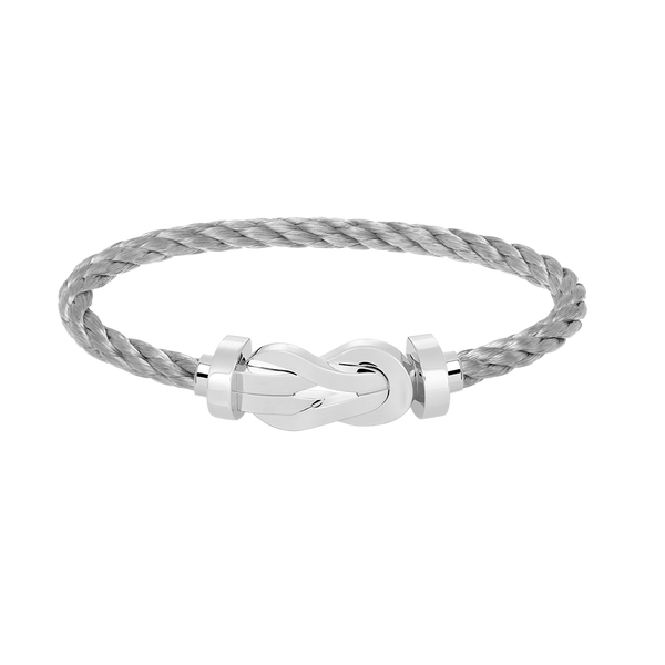 ˇMagic JewelryˇCHANCE LARGE 8 FIGURE BUCKLE NO DIAMOND BRACELET SILVER