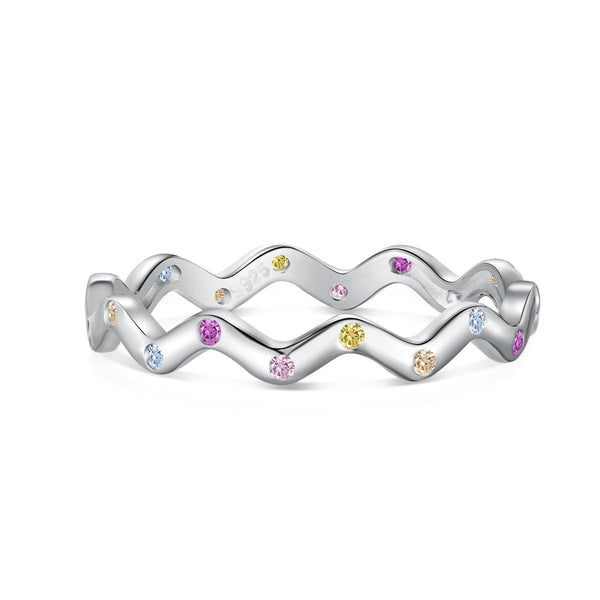 ˇMagic JewelryˇOrnate Vibrant Round Cut Daily Ring
