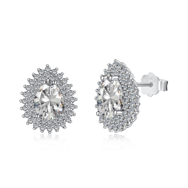 ˇMagic JewelryˇDelicate Gorgeous Pear Cut Daily Earrings