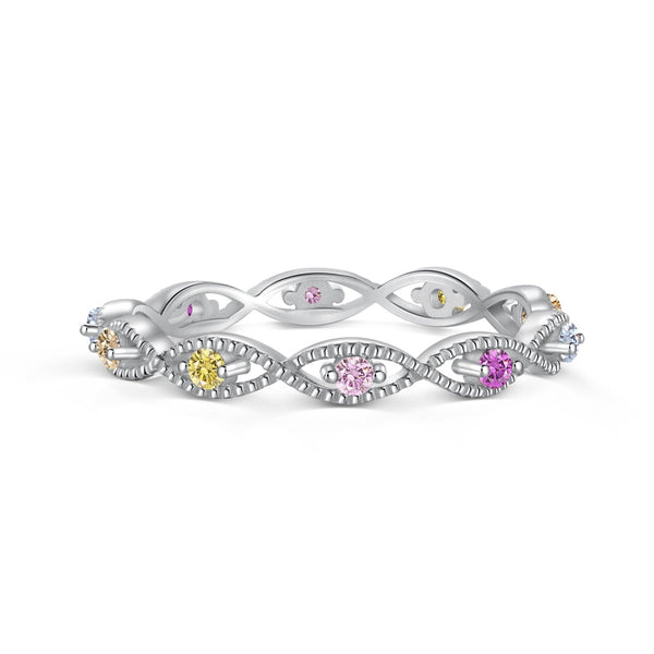 ˇMagic JewelryˇElegant Energetic Round Cut Daily Ring