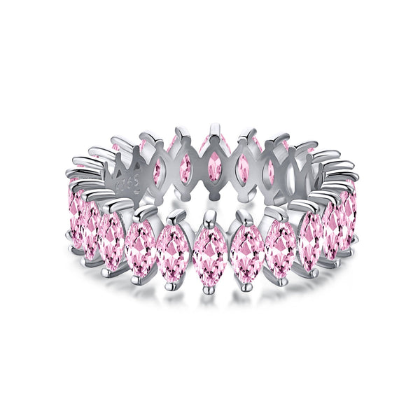 ˇMagic JewelryˇGorgeous Marquise Cut Tennis Ring