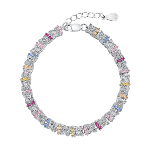 ˇMagic JewelryˇUnique Colorful Flower Shape Daily Bracelet