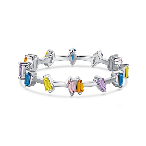 ˇMagic JewelryˇUnique Trapezoid Cut Daily Ring