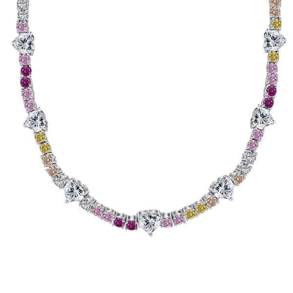 ˇMagic JewelryˇDelicate Colorful Rainbow Tennis Chain