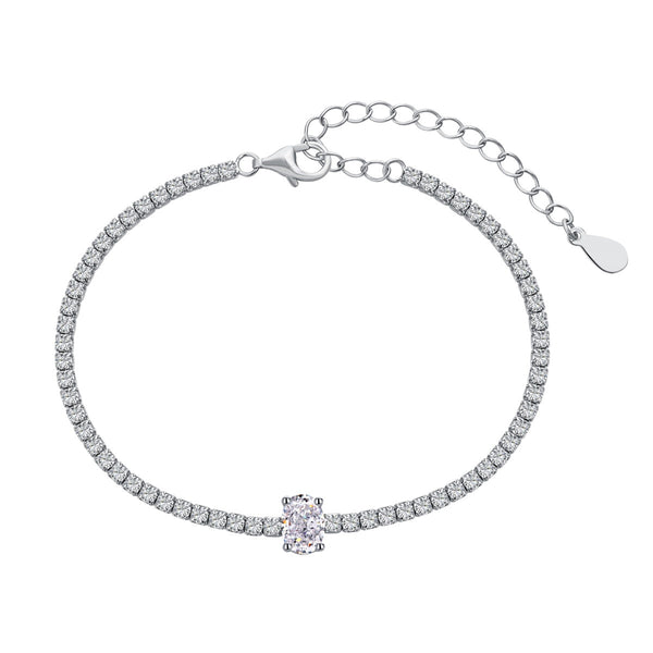 ˇMagic Jewelryˇ0.75 Carat Exquisite Oval Cut Daily Bracelet