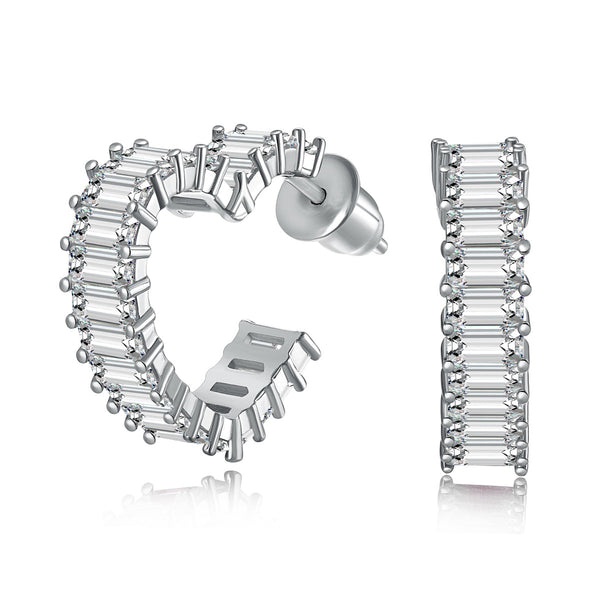 ˇMagic JewelryˇRadiant Heart Cutout Earrings