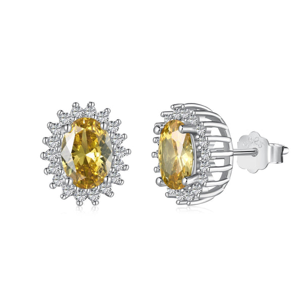 ˇMagic JewelryˇDelicate Radiant Oval Cut Daily Earrings