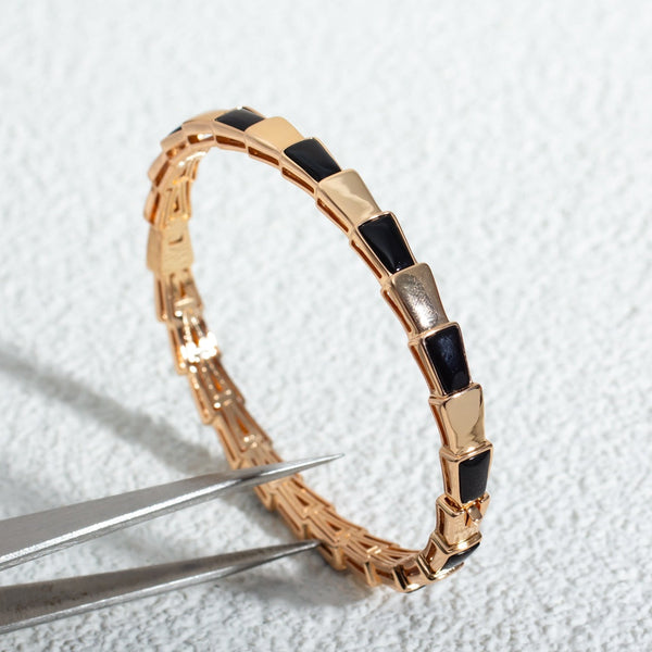 ˇMagic JewelryˇSERPENTI BRACELET PINK GOLD ONYX