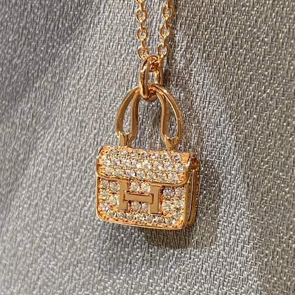 ˇMagic JewelryˇCONSTANCE PEDANT DIAMOND NECKLACE