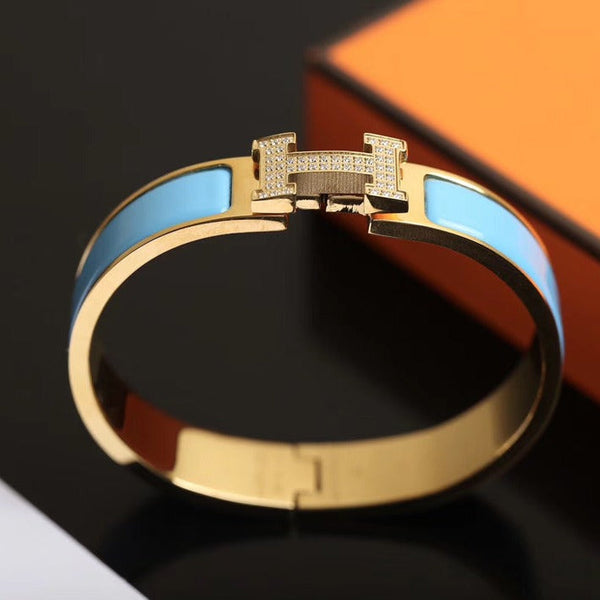 ˇMagic JewelryˇH CLOUD BLUE BRACELET GOLD DIAMOND