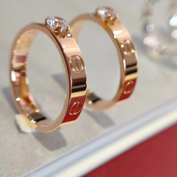 ˇMagic JewelryˇLOVE RING 3.6MM 1 BIG DIAMOND
