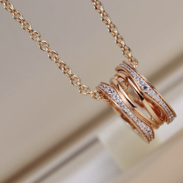 ˇMagic JewelryˇZERO 1 PINK GOLD NECKLACE