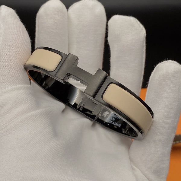 ˇMagic JewelryˇH BRACELET 12MM BLACK BEIGE CERAMIC