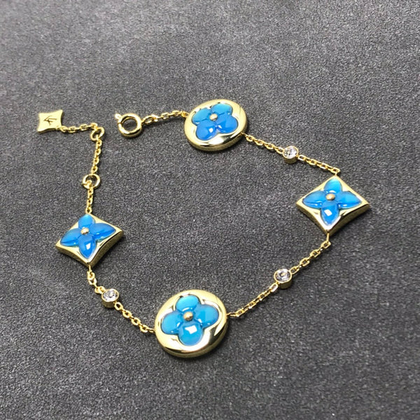 ˇMagic JewelryˇSTAR AND SUN TURQUOISE 4 MOTIFS 3 DIAMONDS