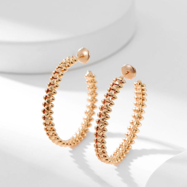 ˇMagic JewelryˇCLASH HOOP EARRINGS