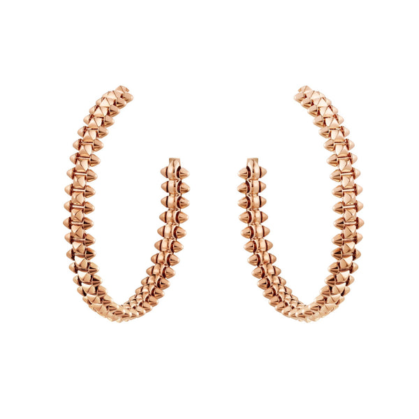 ˇMagic JewelryˇCLASH LARGE HOOP EARRINGS