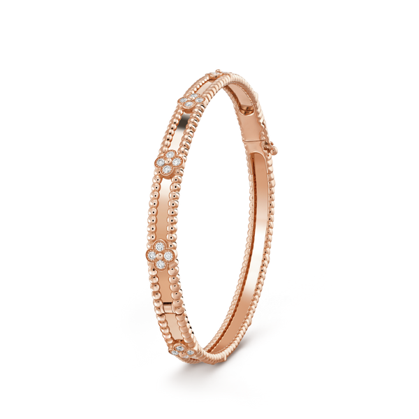 ˇMagic JewelryˇCLOVER BRACELET 4MM DIAMONDS