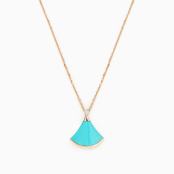 ˇMagic JewelryˇDREAM NECKLACE TURQUOISE PINK GOLD
