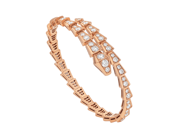 ˇMagic JewelryˇSERPENTI BRACELET 6.8MM PINK GOLD DIAMOND