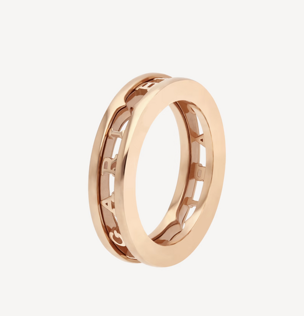 ˇMagic JewelryˇZERO 1 ONE-BAND WITH OPENWORK LOGO SPIRAL RING