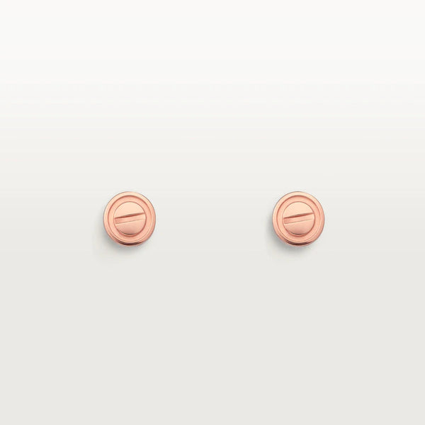 ˇMagic JewelryˇLOVE EARRINGS PINK GOLD 10MM