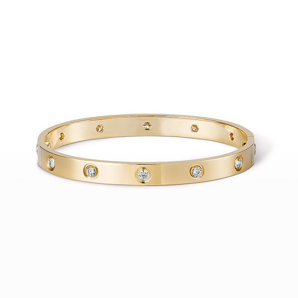 ˇMagic JewelryˇLOVE BRACELET 6.1MM 10 DIAMONDS