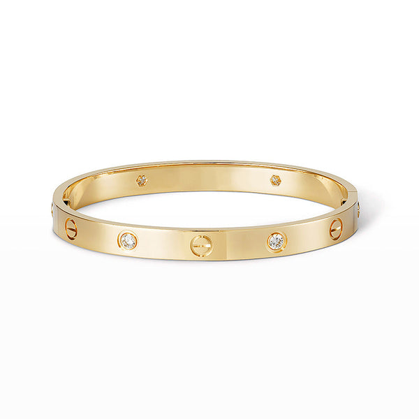 ˇMagic JewelryˇLOVE BRACELET 6.1MM 4 DIAMONDS