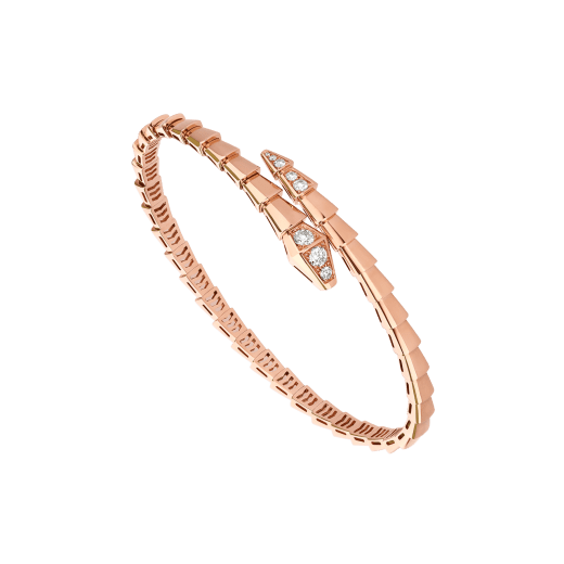 ˇMagic JewelryˇSERPENTI BRACELET DIAMONDS PINK GOLD