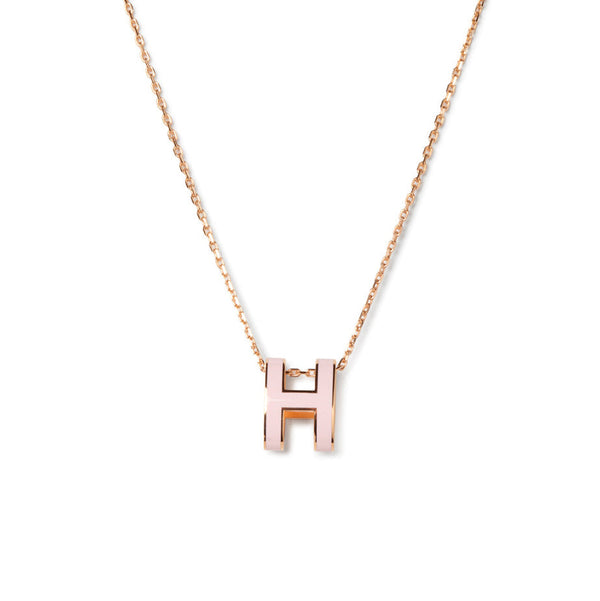 ˇMagic JewelryˇPOP H PEDANT PINK GOLD