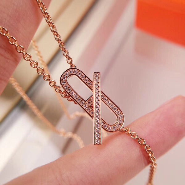 ˇMagic JewelryˇHM FIRE PIG NOSE NECKLACE TRENDY STREET