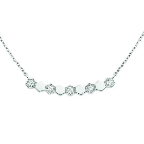 ˇMagic JewelryˇBEE LOVE NECKLACE DIAMOND