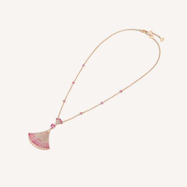 ˇMagic JewelryˇDREAM NECKLACK DIAMOND PINK GOLD