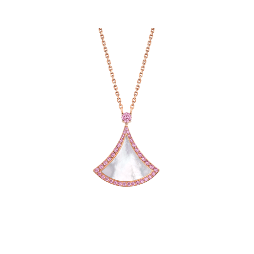 ˇMagic JewelryˇDREAM NECKLACE MOP DIAMOND PINK