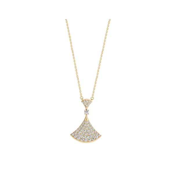 ˇMagic JewelryˇDREAM NECKLACE GOLD FULL DIAMOND