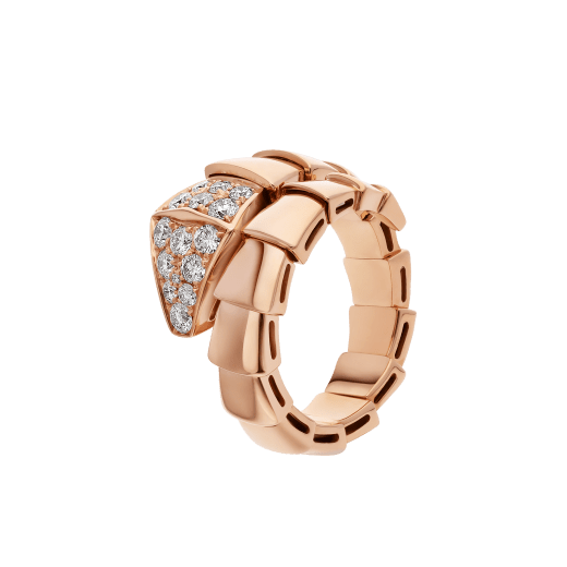 ˇMagic JewelryˇSERPENTI RING PINK GOLD DIAMOND