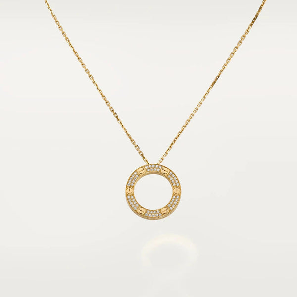 ˇMagic JewelryˇLOVE NECKLACE ADJUSTABLE ROSE GOLD