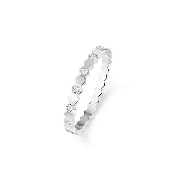 ˇMagic JewelryˇBEE LOVE RING SILVER DIAMOND