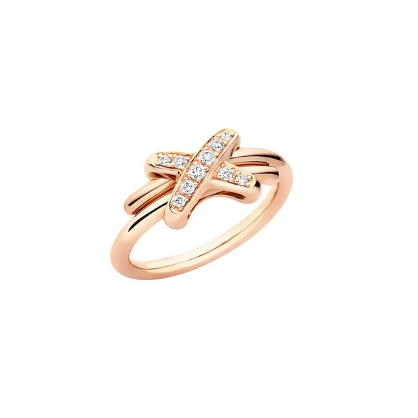 ˇMagic JewelryˇJEUX DE PINK GOLD DIAMOND RING