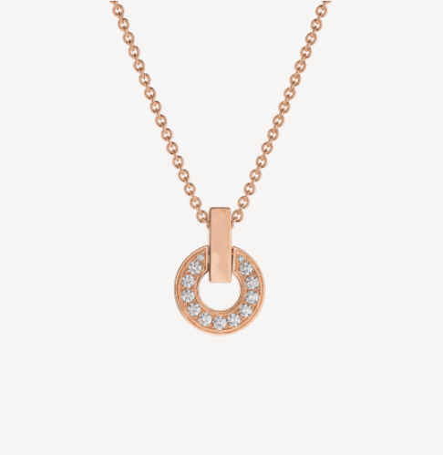 ˇMagic JewelryˇGARI NECKLACE PINK GOLD DIAMOND