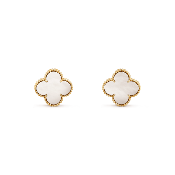 ˇMagic JewelryˇCLOVER MINI GOLD EARRINGS
