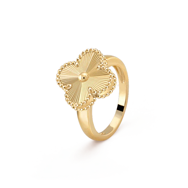 ˇMagic JewelryˇCLOVER GOLD RING